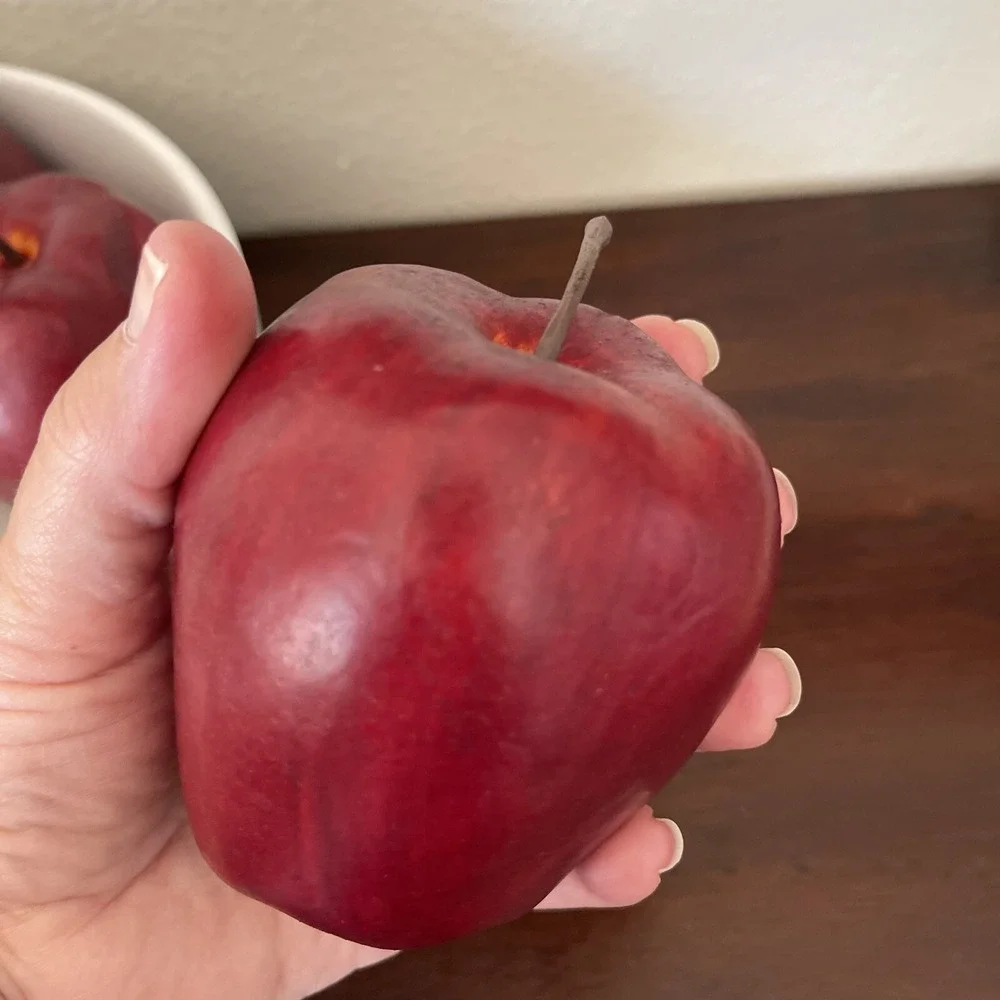 Artificial Faux Fake Fruit Realistic Apple Home Decor Home Staging Prop‎ Fall